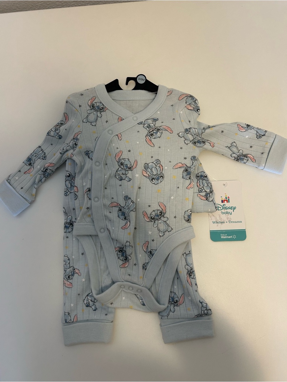 Disney Light Blue Stitch Four Piece Outfit